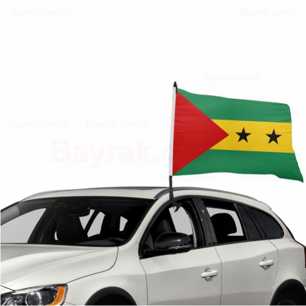 Sao Tome ve Principe Özel Araç Konvoy Bayrak
