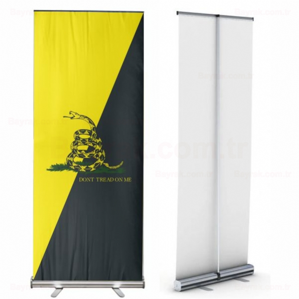 Sar Siyah Dont Tread On Me Roll Up Banner