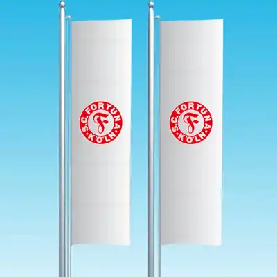 Sc Fortuna Köln Dikey Çekilen Bayrak