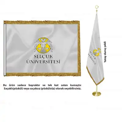 Selçuk Üniversitesi Saten Makam Bayrağı
