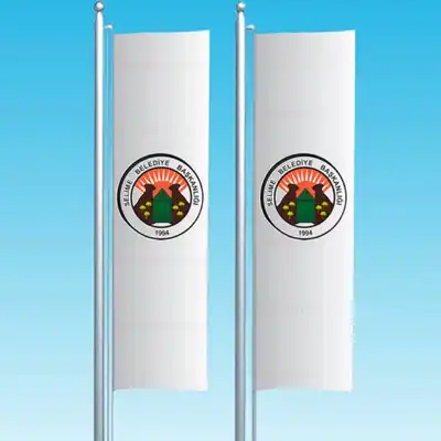Selime Belediyesi Dikey ekilen Bayraklar