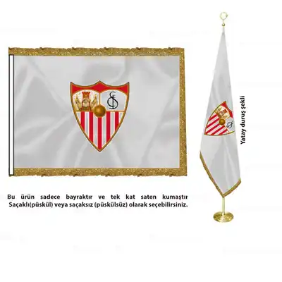 Sevilla Fc Saten Makam Bayrak