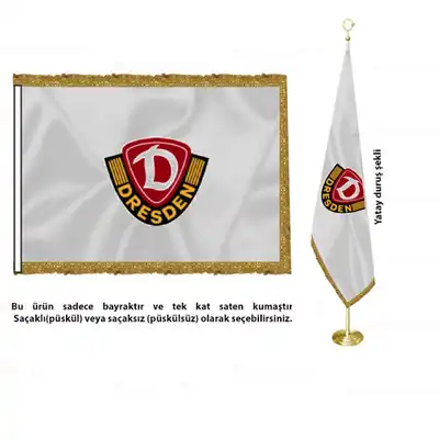 Sg Dynamo Dresden Saten Makam Bayrak
