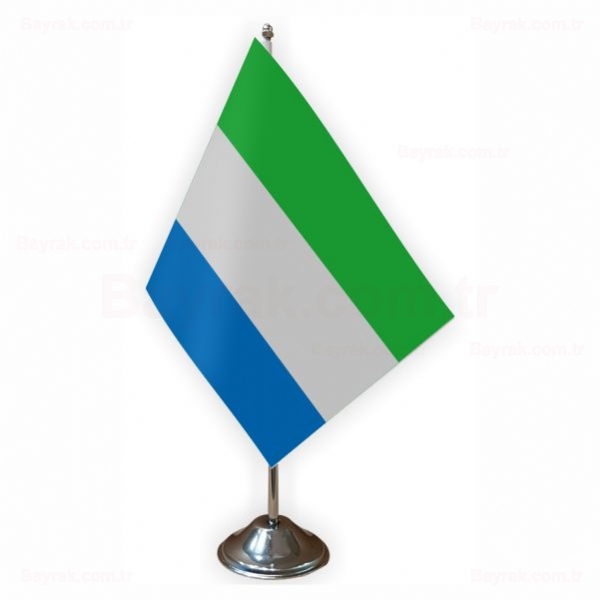 Sierra Leone Tekli Masa Bayrak