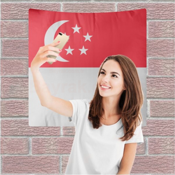 Singapur Arka Plan Selfie ekim Manzaralar