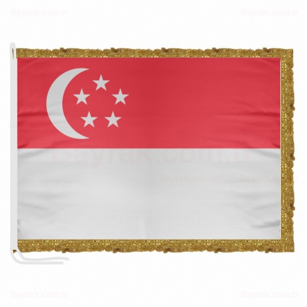 Singapur Saten Makam Bayrak