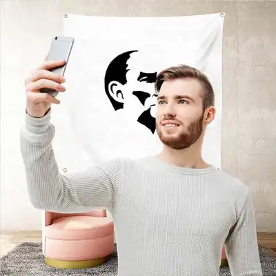 Siyah Beyaz Atatürk2 Arka Plan Selfie Çekim Manzaralar