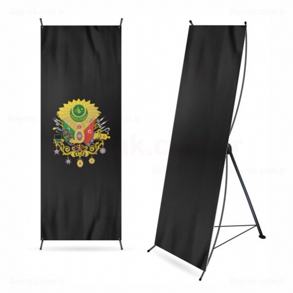 Siyah Osmanl Armas Dijital Bask X Banner