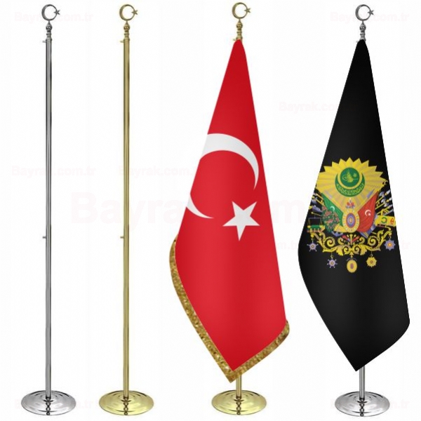 Siyah Osmanl Armas Makam Bayrak