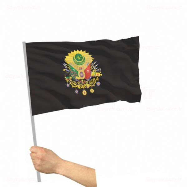 Siyah Osmanl Armas Sopal Bayrak
