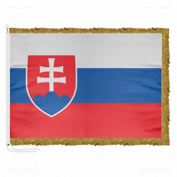 Slovakya Saten Makam Bayrak