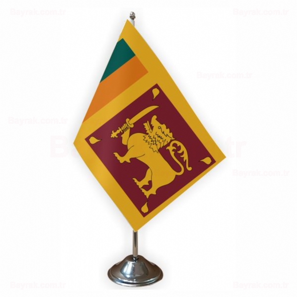 Sri Lanka Tekli Masa Bayrak