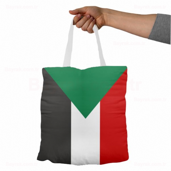 Sudan Bez Baskılı Bez Çantalar