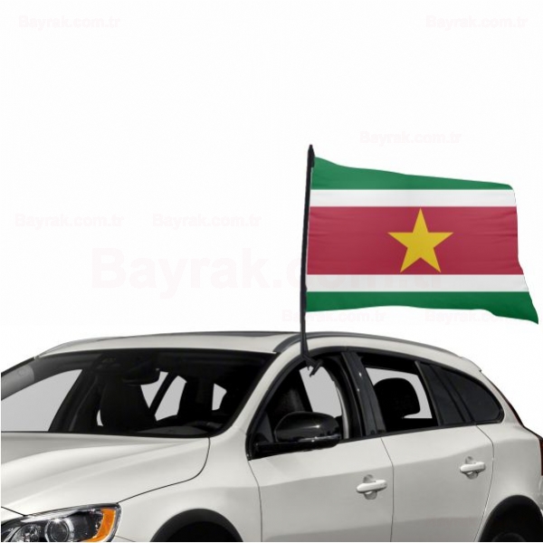 Surinam Özel Araç Konvoy Bayrak