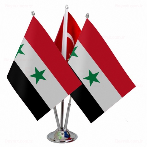 Suriye 3 l Masa Bayrak