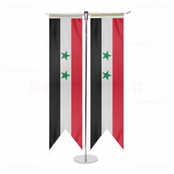 Suriye zel T Masa Bayrak