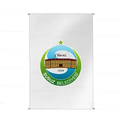 Susuz Belediyesi Bina Boyu Bayrak