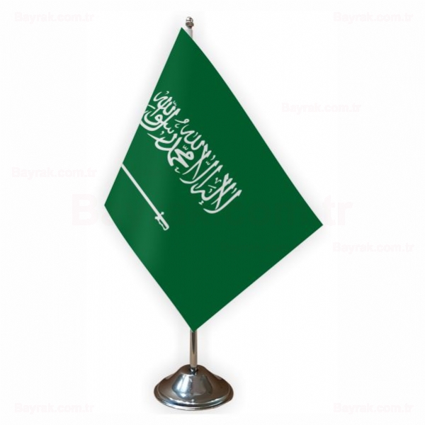 Suudi Arabistan Tekli Masa Bayrak