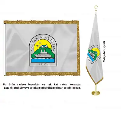 Tatvan Belediyesi Saten Makam Bayrağı