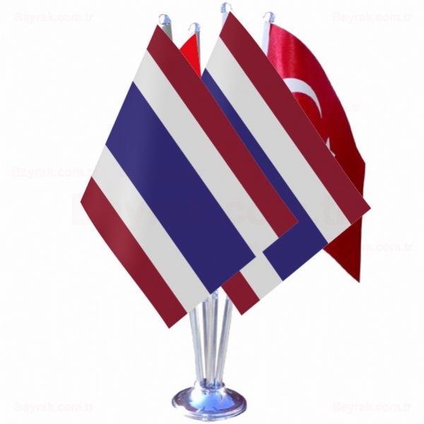 Tayland 4 l Masa Bayrak