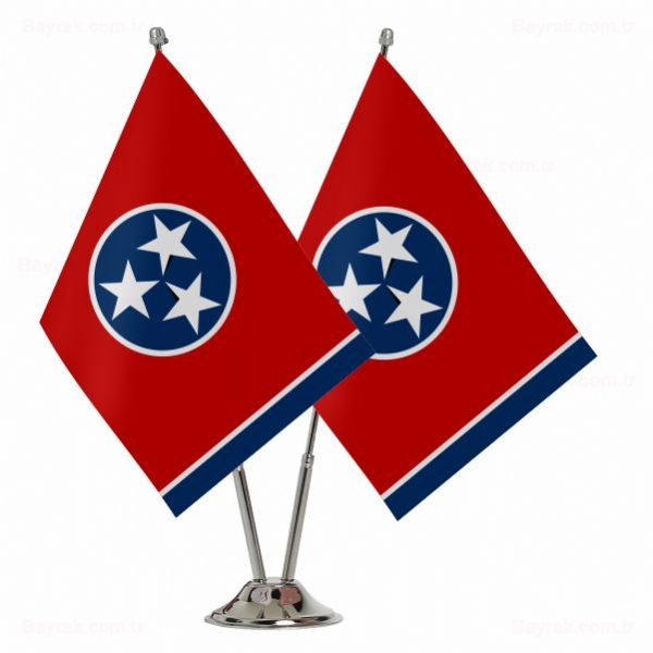 Tennessee 2 li Masa Bayraklar