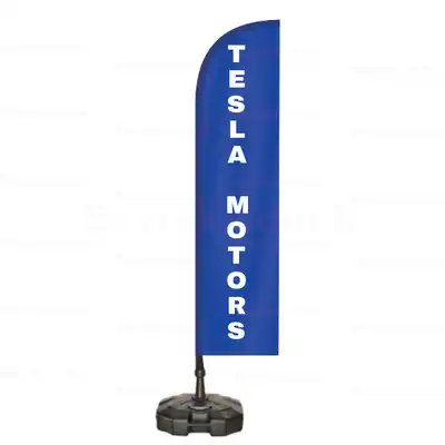 Tesla Motors Reklam Bayrak