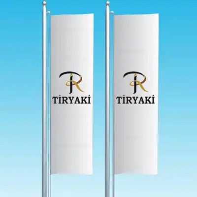 Tiryaki Dikey ekilen Bayraklar