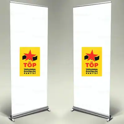 Toplumsal zgrlk Partisi Roll Up Banner