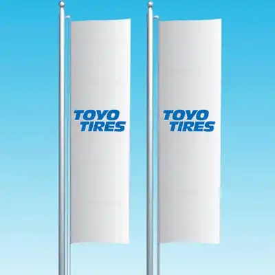 Toyo Tires Dikey ekilen Bayraklar