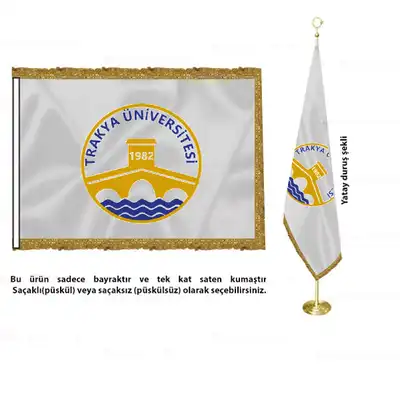 Trakya Üniversitesi Saten Makam Bayrağı