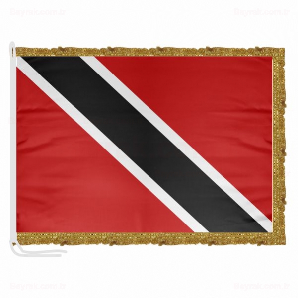 Trinidad ve Tobago Saten Makam Bayrak
