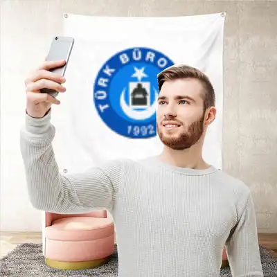 Türk Büro-sen Arka Plan Selfie Çekim Manzaralar