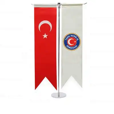 Türk Harb iş Sendikası T Masa Bayrağı