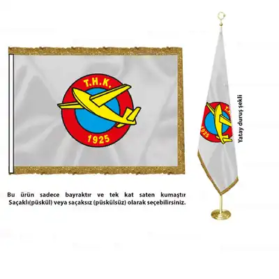 Türk Hava Kurumu Saten Makam Bayrağı