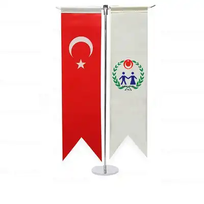 Türk Koop iş Sendikası T Masa Bayrağı