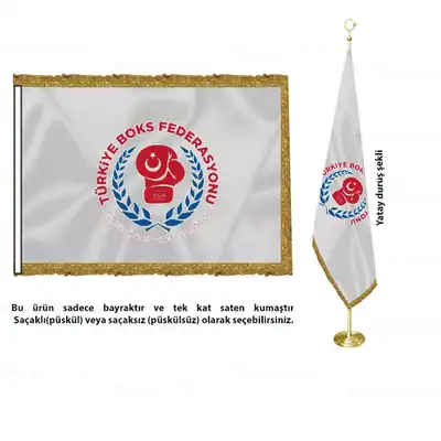 Türkiye Boks Federasyonu Saten Makam Bayrağı