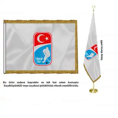Türkiye Buz Hokeyi Federasyonu Saten Makam Bayrağı