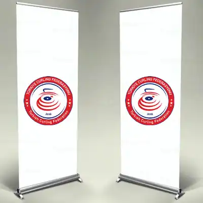 Trkiye Curling Federasyonu Roll Up Banner