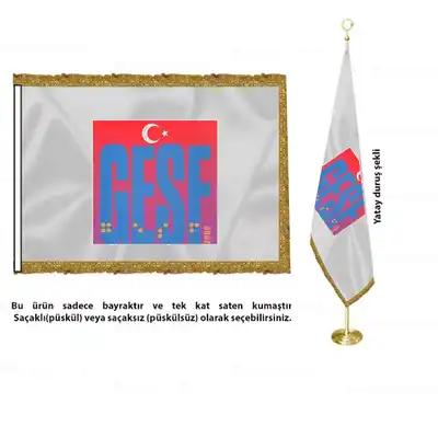 Türkiye Görme Engelliler Spor Federasyonu Saten Makam Bayrağı