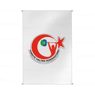 Türkiye Halter Federasyonu Bina Boyu Bayrak