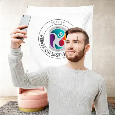 Türkiye Herkes için Spor Federasyonu Arka Plan Selfie Çekim Manzaralar