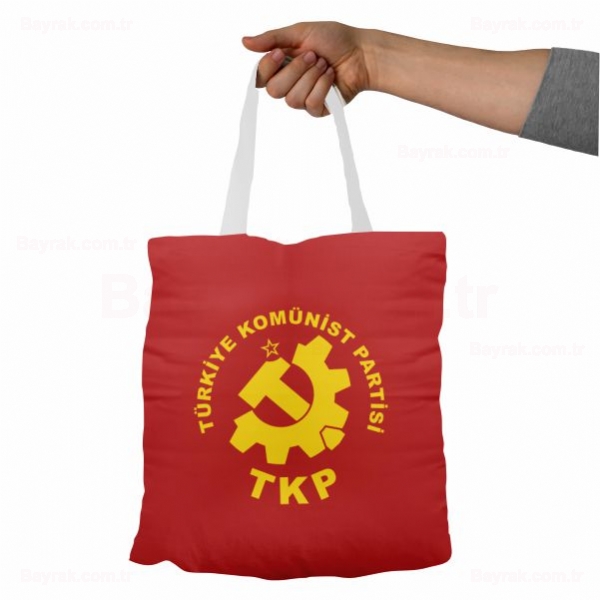 Türkiye Komünist Partisi Bez Baskılı Bez Çantalar