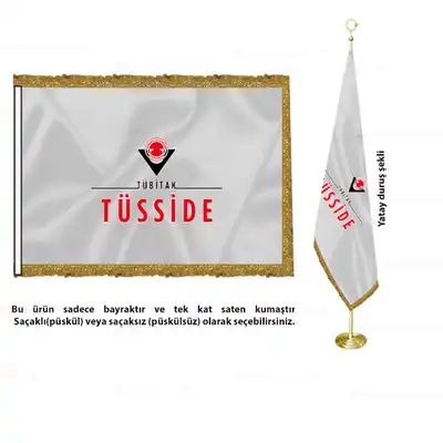 Türkiye Sanayi Sevk ve İdare Enstitüsü Saten Makam Bayrağı