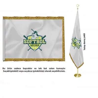 Türkiye Softbol Federasyonu Saten Makam Bayrağı