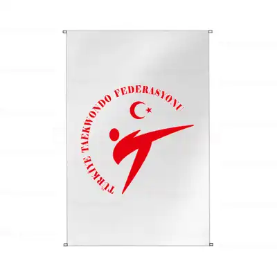 Türkiye Taekwondo Federasyonu Bina Boyu Bayrak