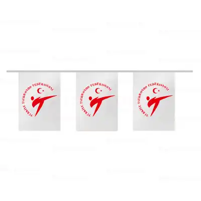 Türkiye Taekwondo Federasyonu İpe Dizili Bayraklar