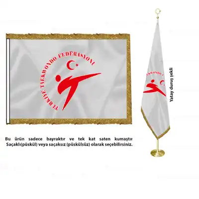 Türkiye Taekwondo Federasyonu Saten Makam Bayrağı