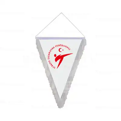 Türkiye Taekwondo Federasyonu Üçgen Saçaklı Flamalar