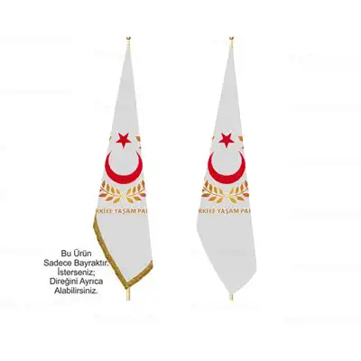 Türkiye Yaşam Partisi Makam Bayrak