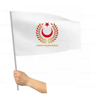 Türkiye Yaşam Partisi Sopalı Bayrak